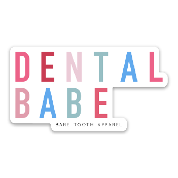 Dental Babe Sticker