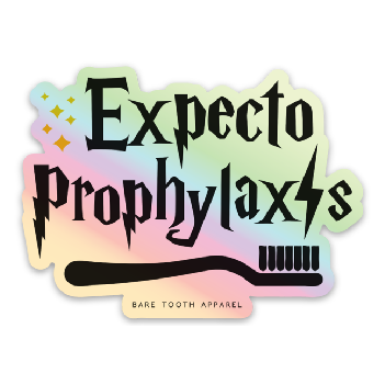 Expecto Prophylaxis Holographic Sticker