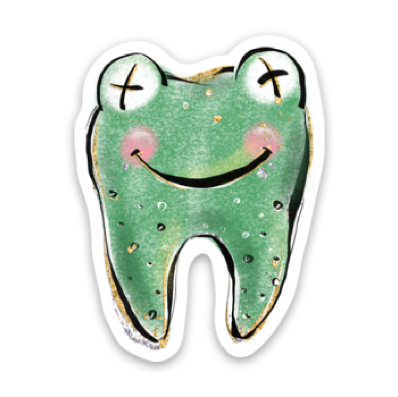 Frog Tooth Sticker