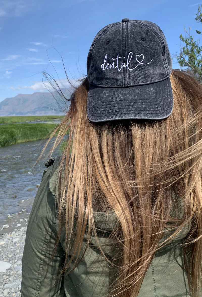 Dental Heart Vintage Dad Hat