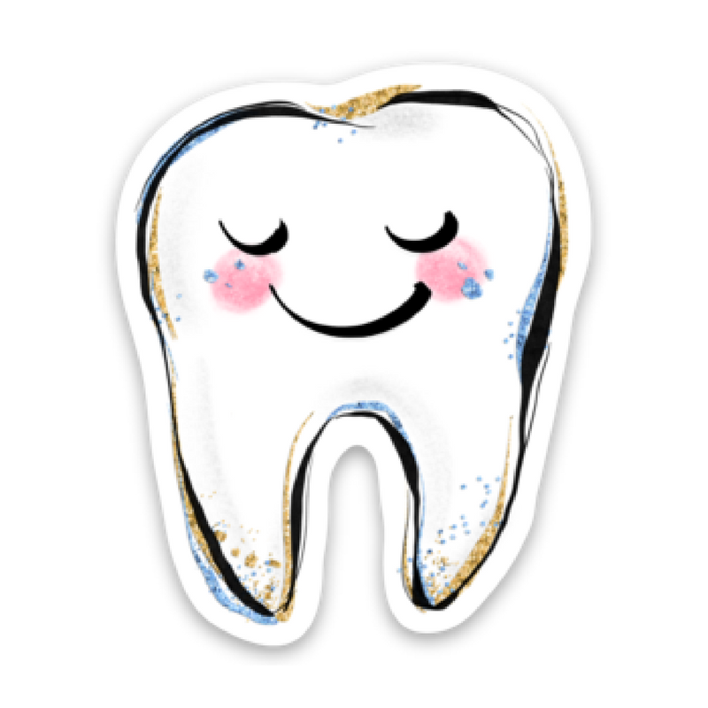 Smiley Tooth Sticker
