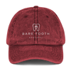 Bare Tooth Logo Vintage Cap - Bare Tooth Apparel